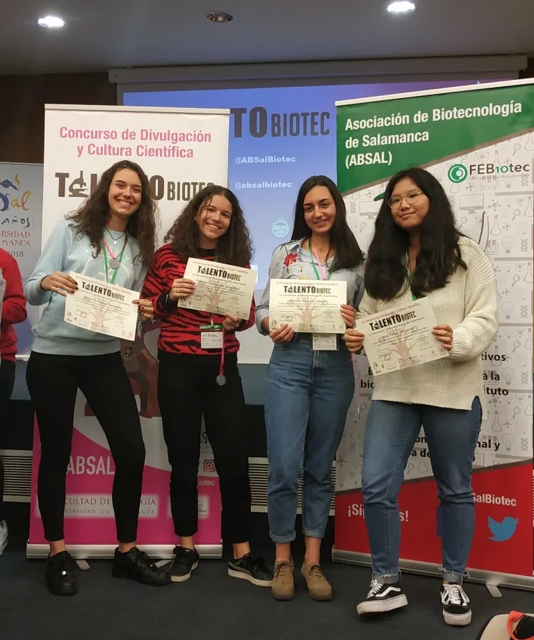 Foto 7 - Cuatro alumnos del colegio Marista Champagnat ganan el III Concurso Talento Biotec