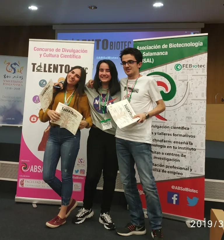Foto 6 - Cuatro alumnos del colegio Marista Champagnat ganan el III Concurso Talento Biotec