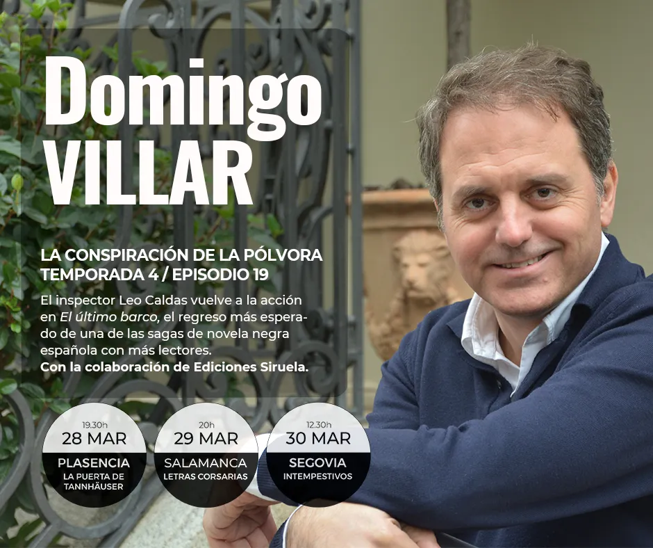 Foto 2 - &ldquo;Escribo libros en los que una investigaci&oacute;n policial act&uacute;a como acelerador de la historia&rdquo;