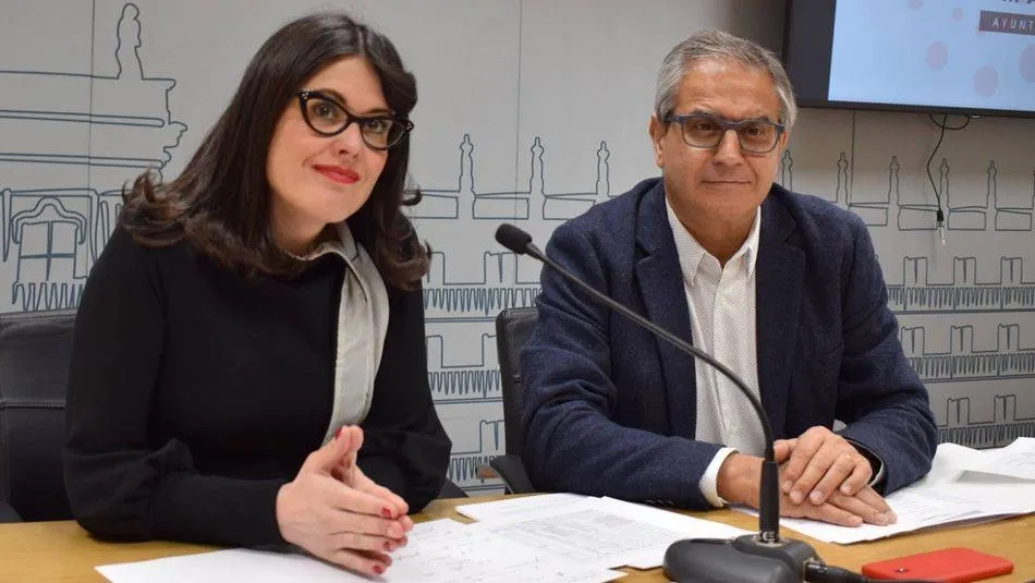 Virginia Carrera y Gabriel Risco, concejales de Ganemos Salamanca