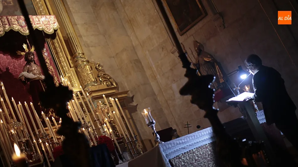 Jesús Despojado ha vuelto a acoger ante él su Oración Poética. Foto: Alejandro López