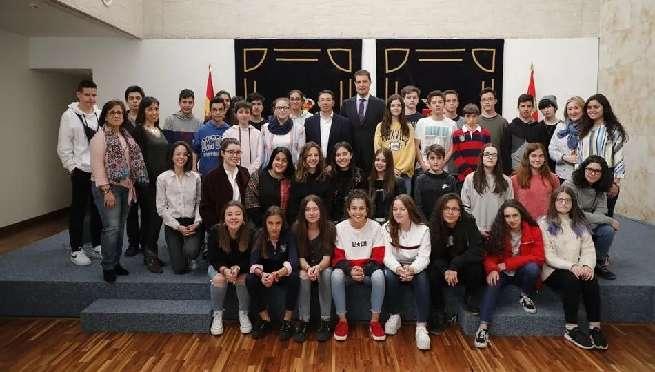 Alumnos del IES La Vaguada de la Palma en Salamanca