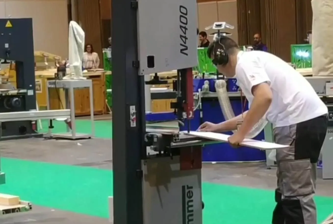 Rodrigo del Dedo iniciando su participación