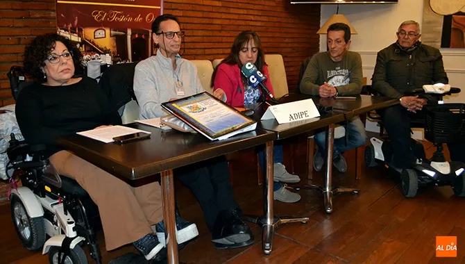La Asociación de Discapacitados ADIPE mostraba hoy su parecer sobre las ultimas declaraciones políticas sobre su plan de eliminación de barreras