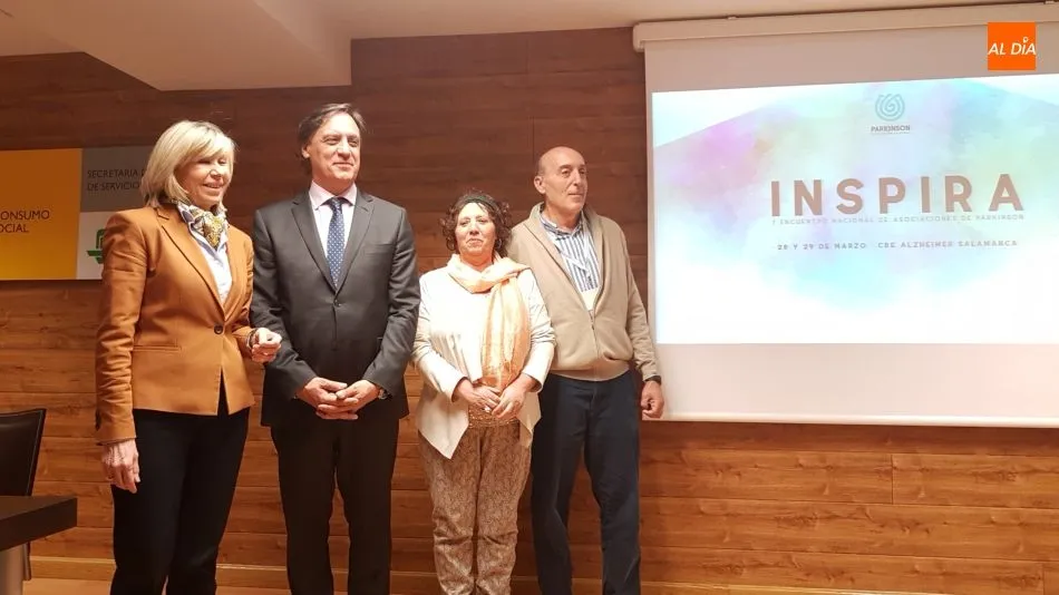 Isabel González, Carlos García Carbayo, Encarnación Pérez y Leopoldo Cabrera