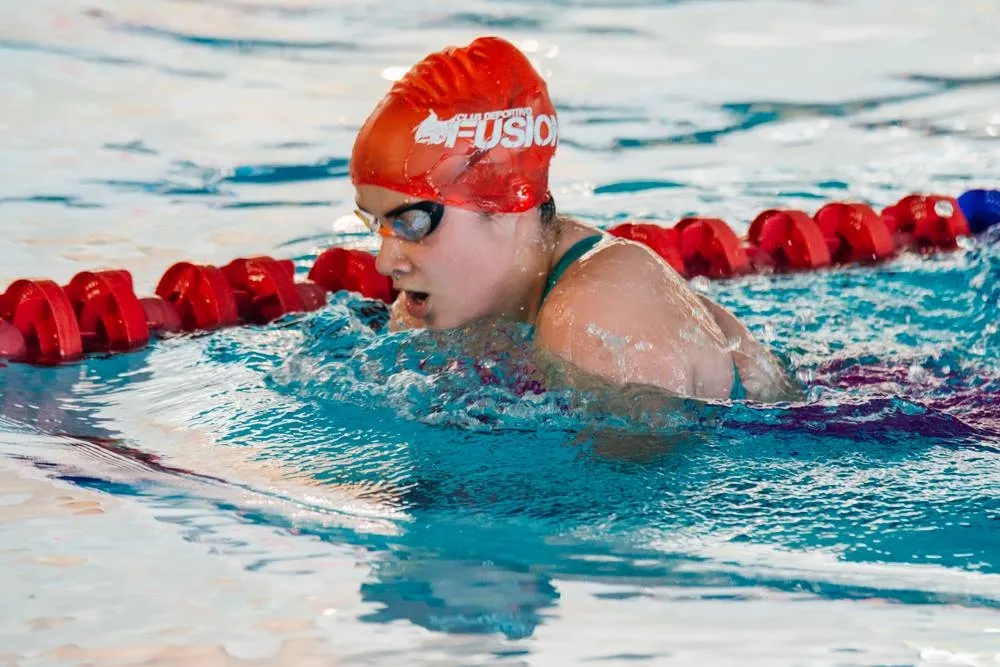 La nadadora salmantina Carla Santos