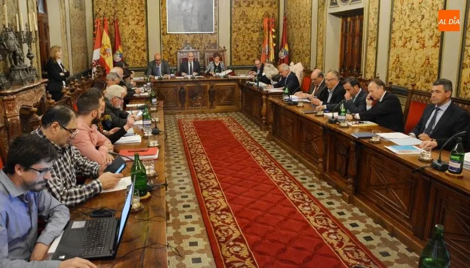 Pleno de la Diputación de Salamanca de este viernes. Foto de Lydia González