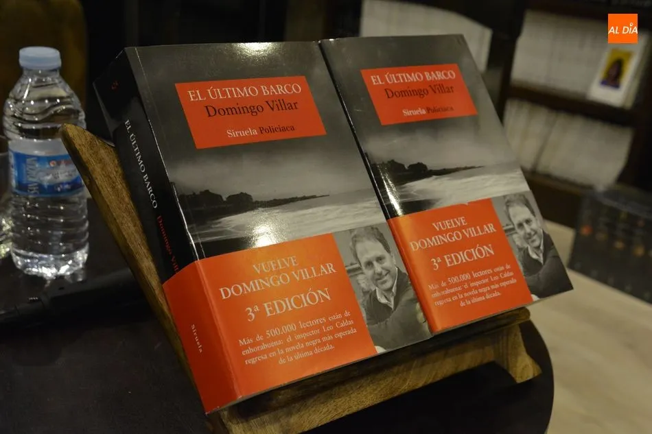 Foto 2 - Domingo Villar presenta su novela &lsquo;El &uacute;ltimo barco&rsquo; en Letras Corsarias  