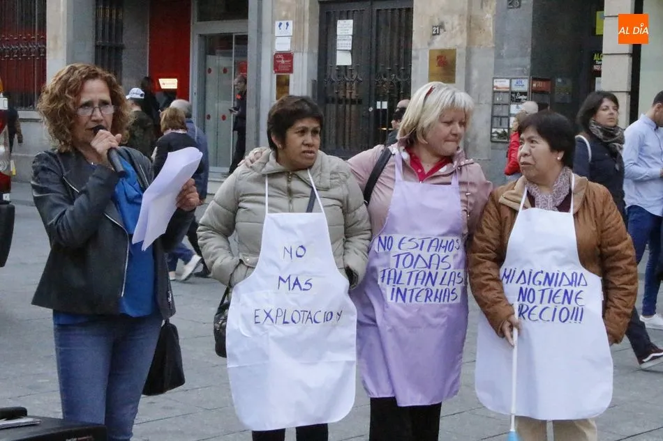 Foto 10 - Las trabajadoras dom&eacute;sticas protestan para conseguir mejores condiciones laborales