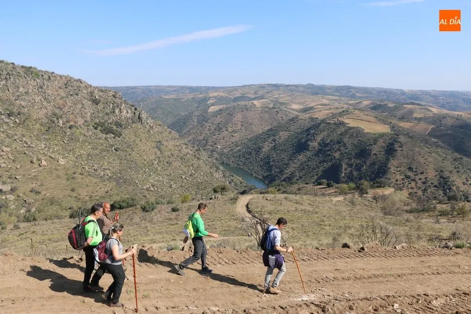 Foto 6 - La Ruta &lsquo;El Balc&oacute;n de las Arribes&rsquo; cautiva en Pere&ntilde;a a cerca de 150 senderistas  