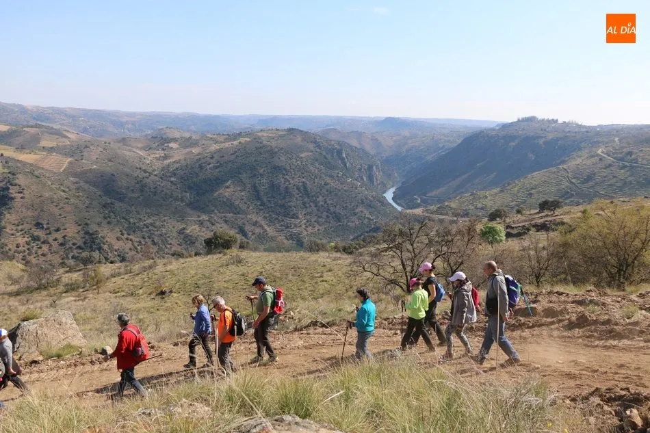 Foto 3 - La Ruta &lsquo;El Balc&oacute;n de las Arribes&rsquo; cautiva en Pere&ntilde;a a cerca de 150 senderistas  