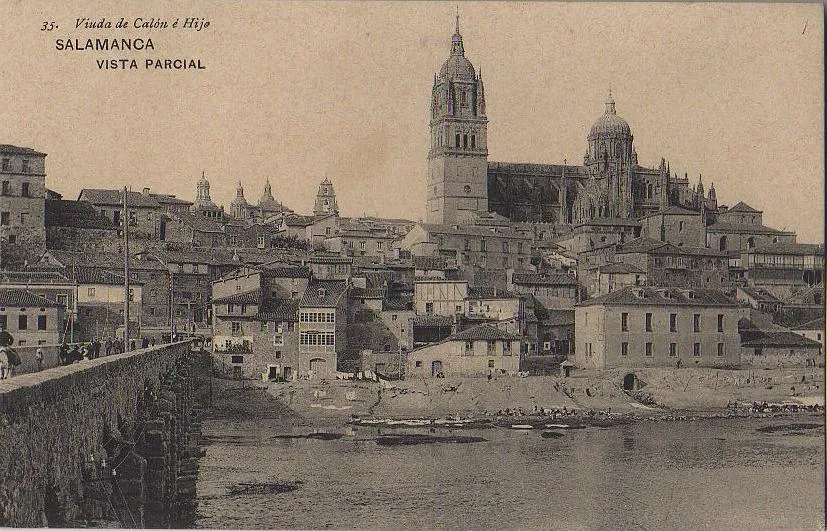 Las antiguas tarjetas postales de Salamanca