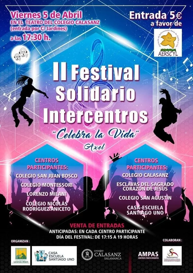 Foto 2 - Cerca de 250 escolares participar&aacute;n en el II Festival Solidario Intercentros a favor de Aerscyl