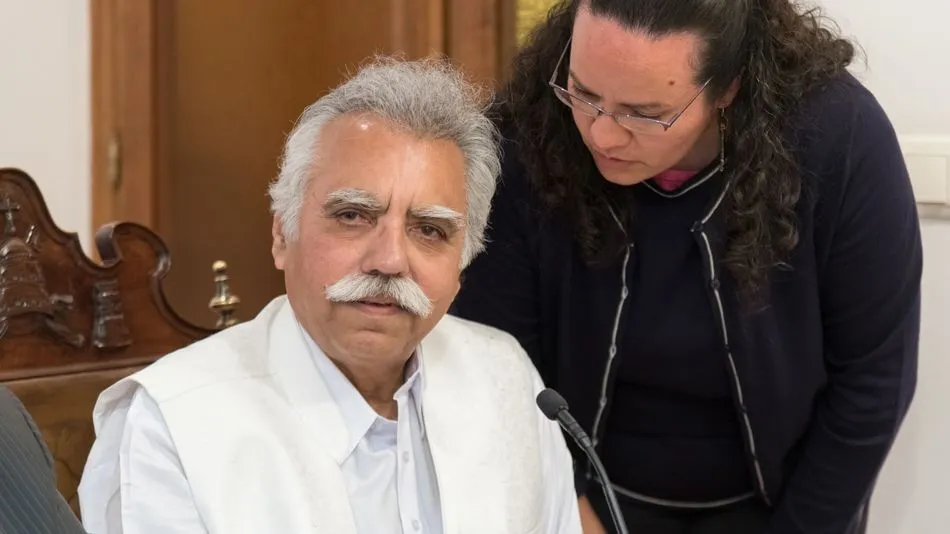 El activista pakistaní Muhammad Ehsan Ullah Khan, en una visita a la Universidad de Salamanca