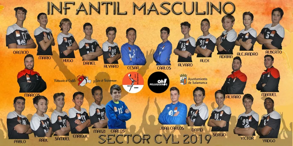 Equipos Infantil del Balonmano Ciudad de Salamanca