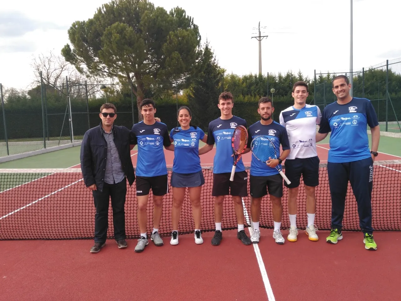 Integrantes del equipo absoluto del club en Palencia