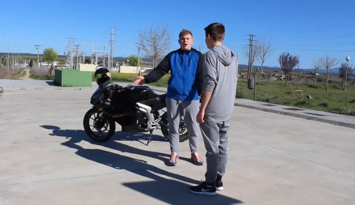 Fotograma de uno de los vídeos de alumnos del IES Fray Diego Tadeo