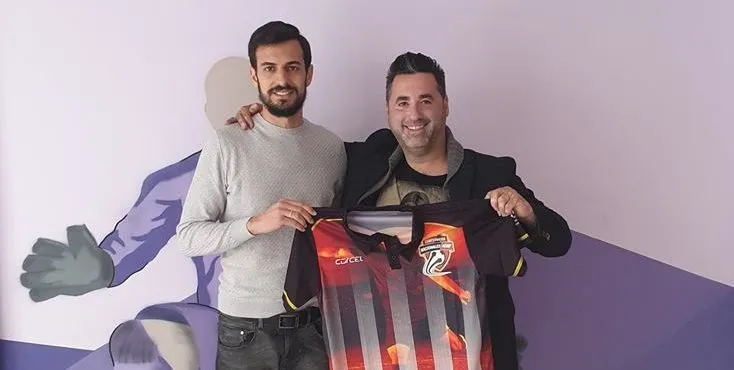 Pachi Santirso en su visita a la delegación salmantina de Futormes