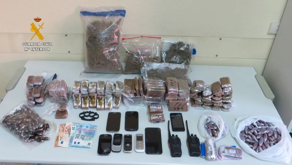 Foto 3 - Desmantelada una red provincial de tr&aacute;fico de droga con bases en Pe&ntilde;aranda y Santa Marta&nbsp;