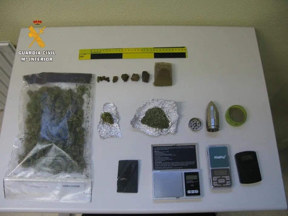 Foto 2 - Desmantelada una red provincial de tr&aacute;fico de droga con bases en Pe&ntilde;aranda y Santa Marta&nbsp;