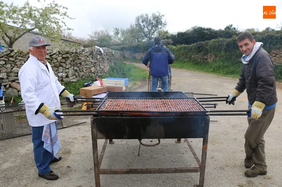 Cerca de 400 valientes recorren la Ruta de Mieza para conocer el mayor bosque de almez de Europa  