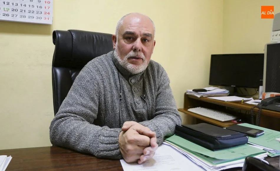 Santiago Hernández, alcalde de Aldeadávila  | M. C.