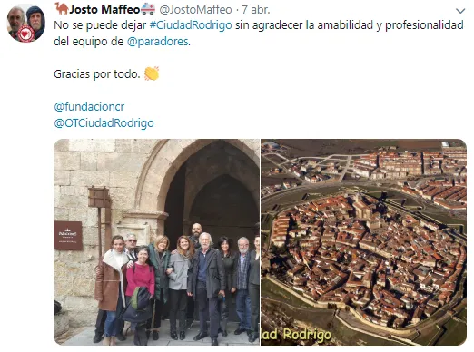 Grandes alabanzas a Miróbriga en redes sociales por parte del equipo de ‘No es un día...