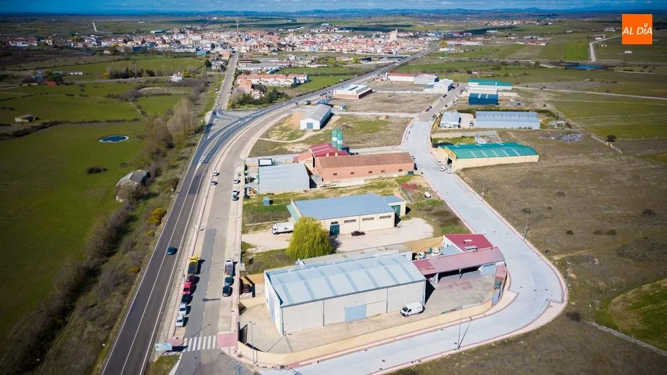 Vista área del polígono industrial de Vitigudino / FOTOS AÉREAS: JAIME GRANDES