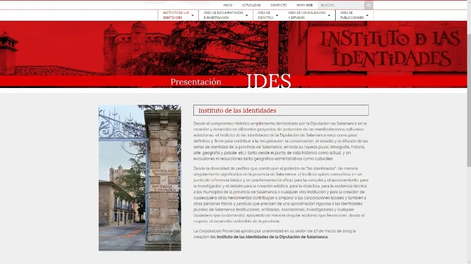 Foto 5 - El Instituto de las Identidades de la Diputaci&oacute;n de Salamanca estrena web