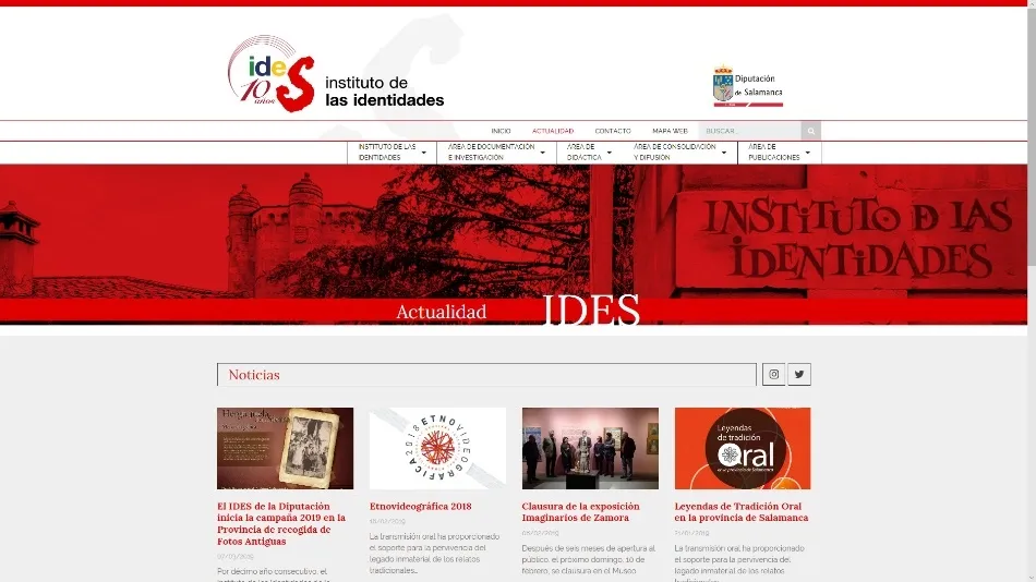 Foto 3 - El Instituto de las Identidades de la Diputaci&oacute;n de Salamanca estrena web