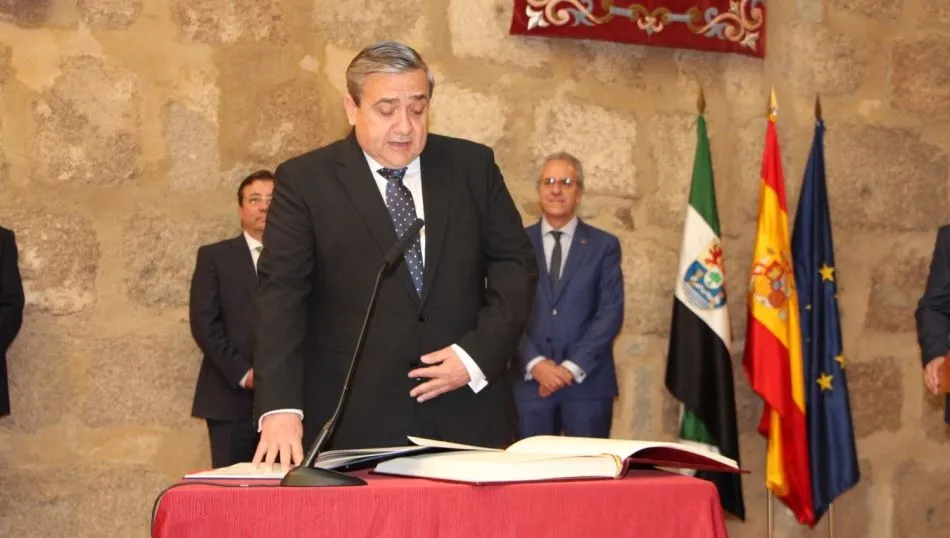 Antonio Hidalgo, rector de la Universidad de Extremadura. Foto UNEX