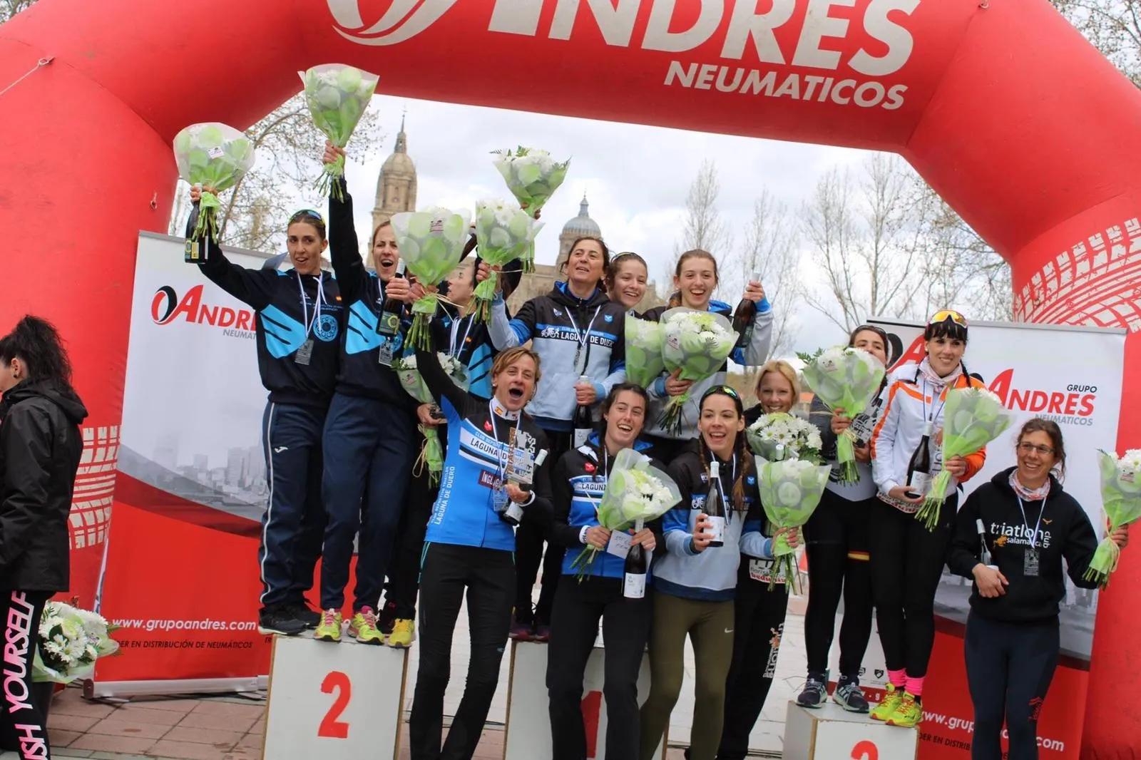 Las vencedoras de la prueba