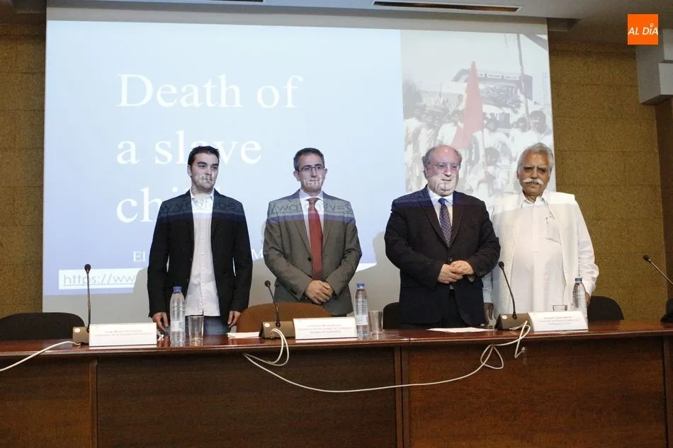 Foto 3 - El activista pakistan&iacute; Ehsan Ullah Khan relata en la USAL su lucha contra la esclavitud infantil  