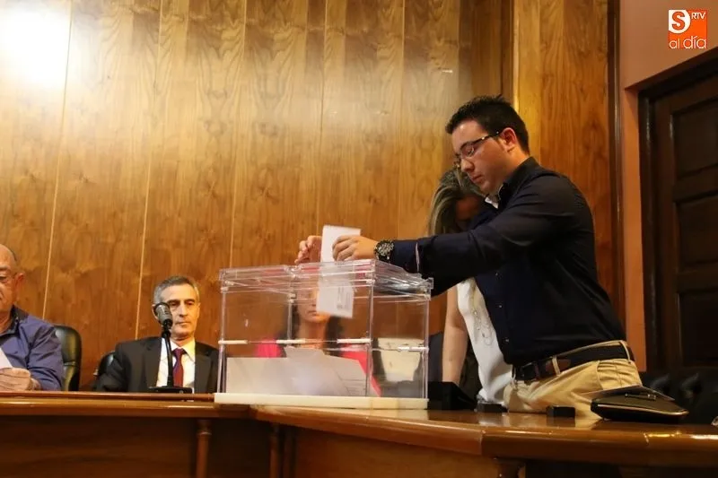 Raúl De Arriba, durante la investidura de Jesús Blázquez en 2015