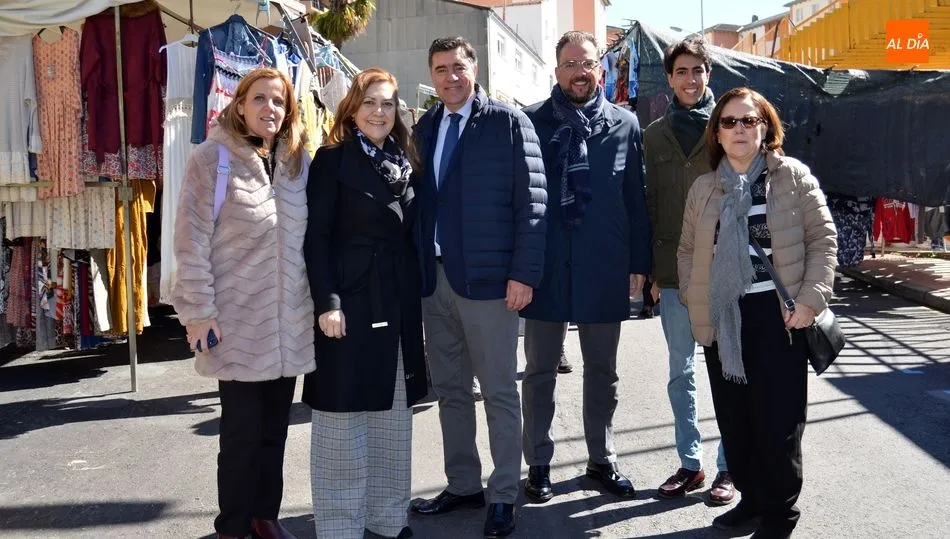 Candidatos al Congreso y al Senado por el PP de Salamanca, acompañados de los concejales de Béjar