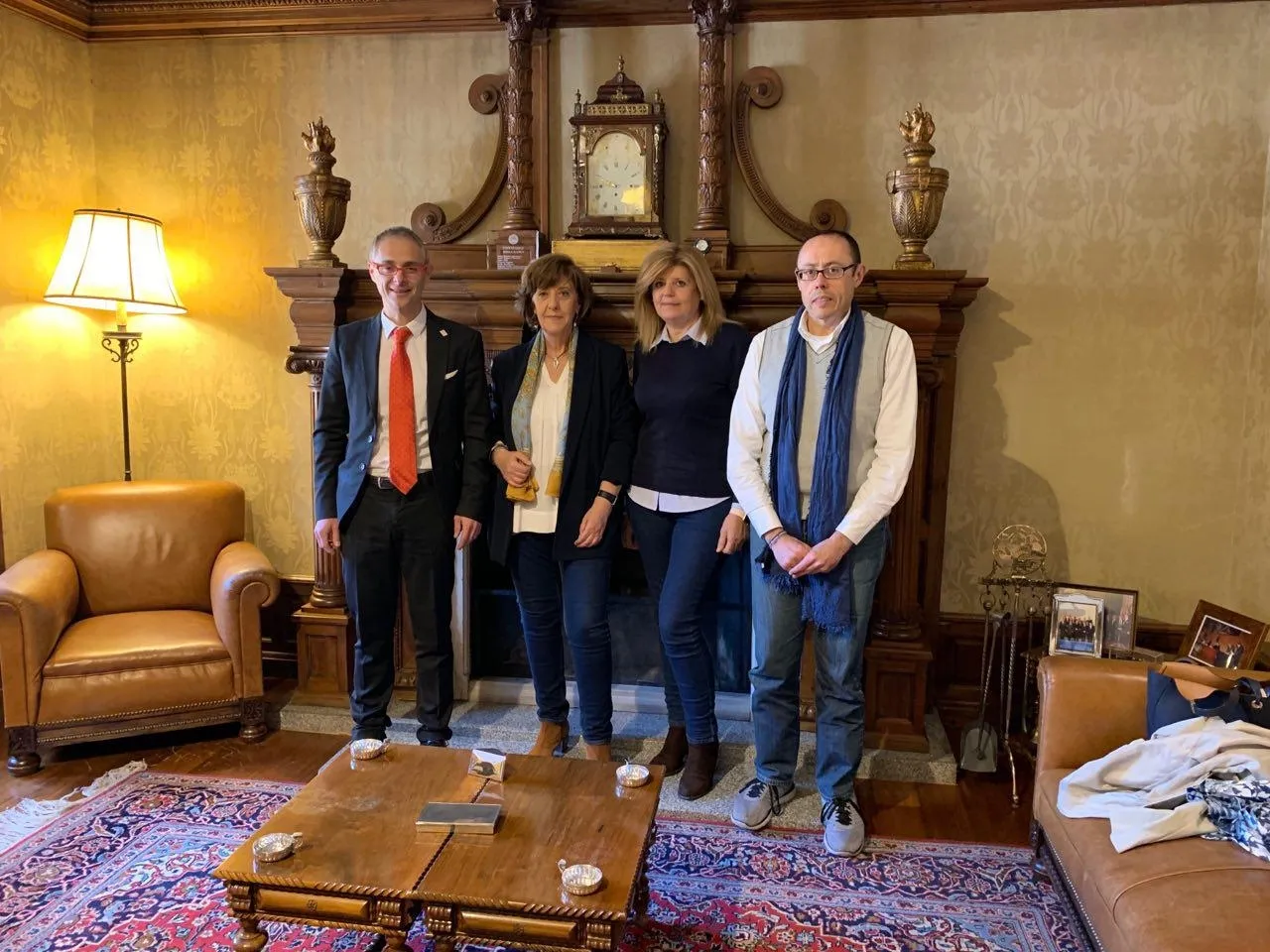 Isabel Muñoz, Genaro Luis García, Mª Ángeles Pérez y Ricardo Rivero