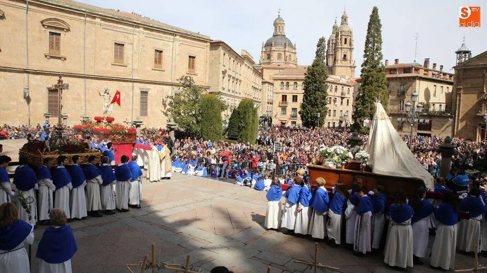 Procesión de El Reencuentro de Semana Santa