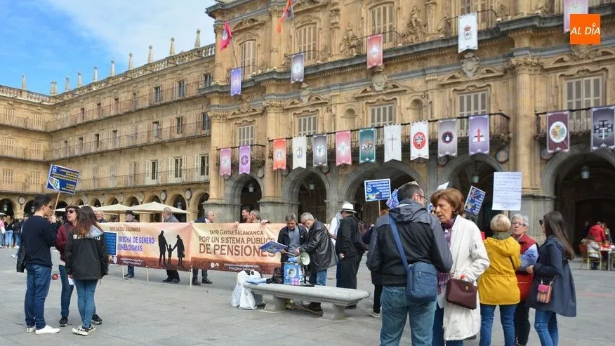 Los ‘yayogaitas’ se movilizan en Salamanca por la defensa del sistema público de pensiones