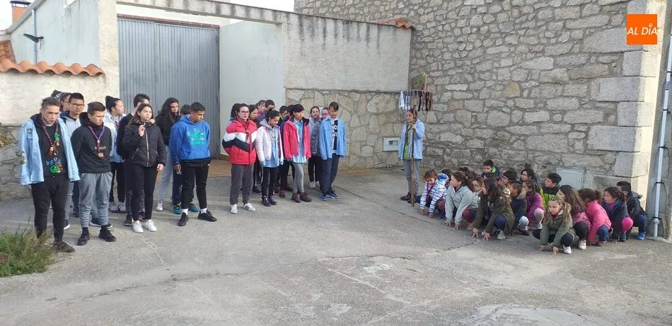 Foto 2 - Cerca de 70 ni&ntilde;os del&nbsp;Grupo Scout Rigel animan las calles de Cip&eacute;rez  