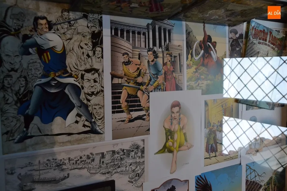 Foto 7 - El Palacio de Montarco re&uacute;ne hasta el s&aacute;bado a una treintena de artistas mirobrigenses  