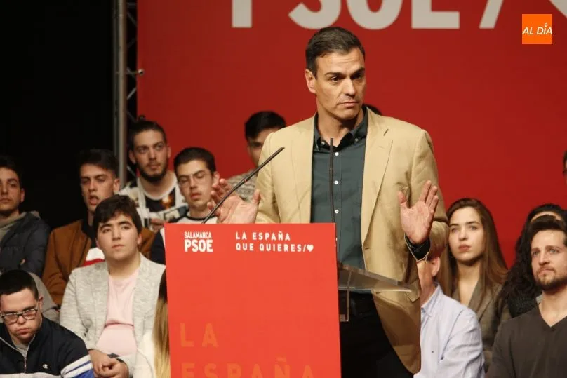 Pedro Sánchez, en Salamanca