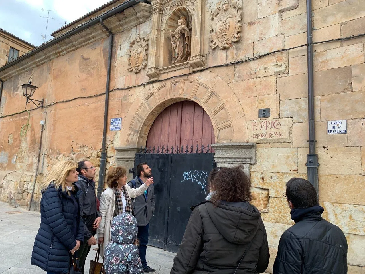 Paseo cultural de los candidatos de Podemos