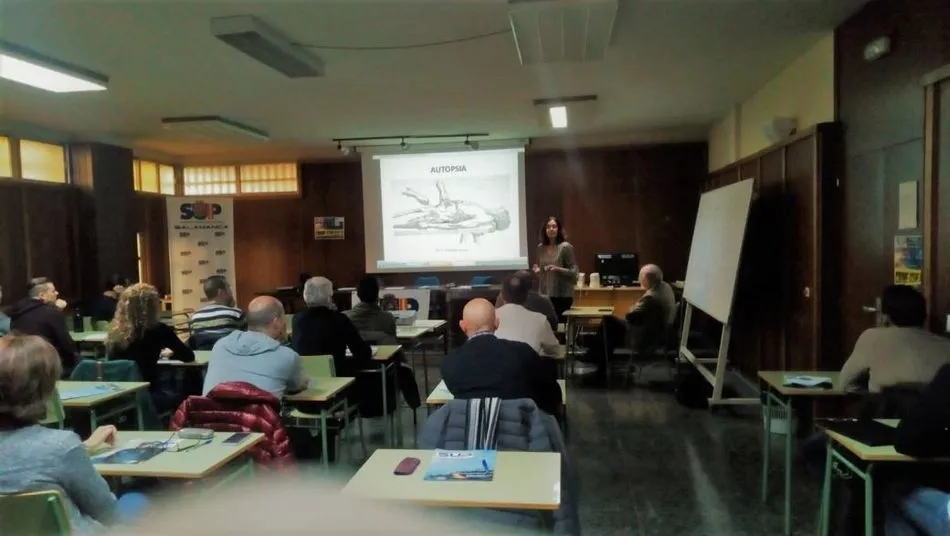 Reunión de los candidatos de Unidas Podemos con la Asociación Unificada de la Guardia Civil