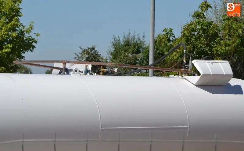 Imagen de un depósito temporal de Redexis