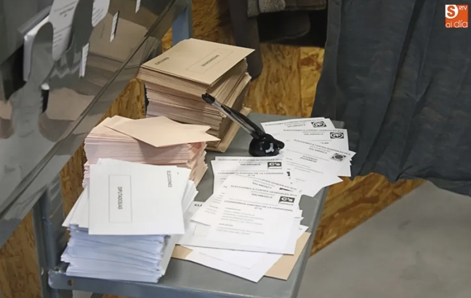 Imagen de archivo de las papeletas de las últimas elecciones generales