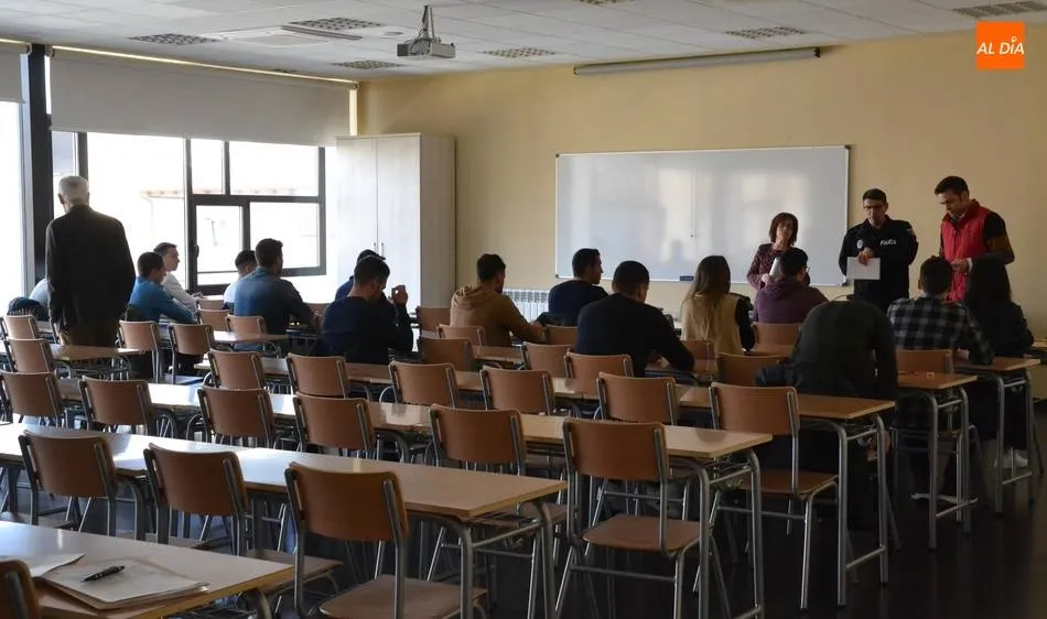 Imagen de una de las pruebas del proceso selectivo