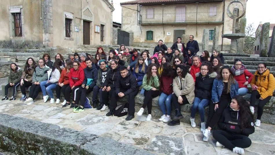 Los jóvenes conocieron el bonito anfiteatro de Monleras