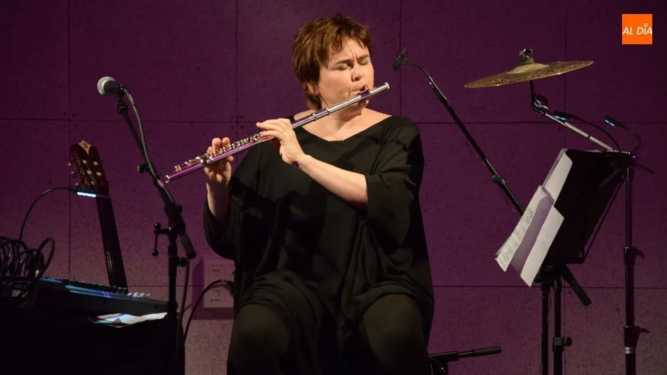 Concierto de Elena Sáenz en la Casa de las Conchas. Foto de Eva Fernández