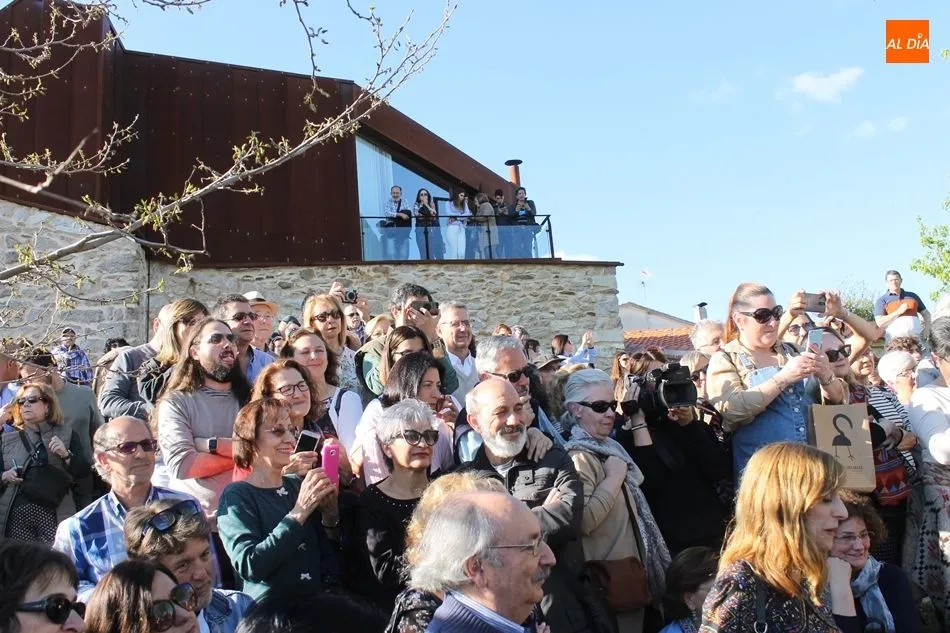 Foto 3 - Juzbado arropa a la poeta Ida Vitale: &ldquo;Estoy embelesada, he descubierto un pueblo divino&rdquo;
