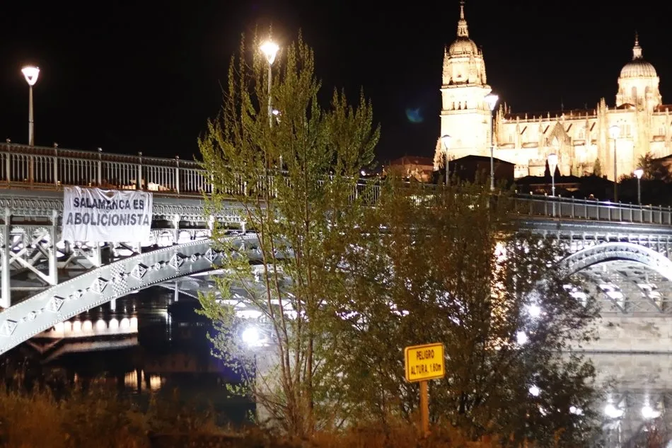Foto 4 - La Plataforma Abolicionista de Salamanca rechaza la celebraci&oacute;n del Lunes de Aguas